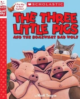 现货 英文原版 Three Little Pigs And  the Somewhat Bad Wolf 三只小猪角色互动书 I Love You Because You re You