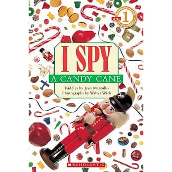 现货 英文原版 I Spy a Candy Cane 视觉大发现-棒棒糖 美国学乐儿童分级读物1级Scholastic reader level 1