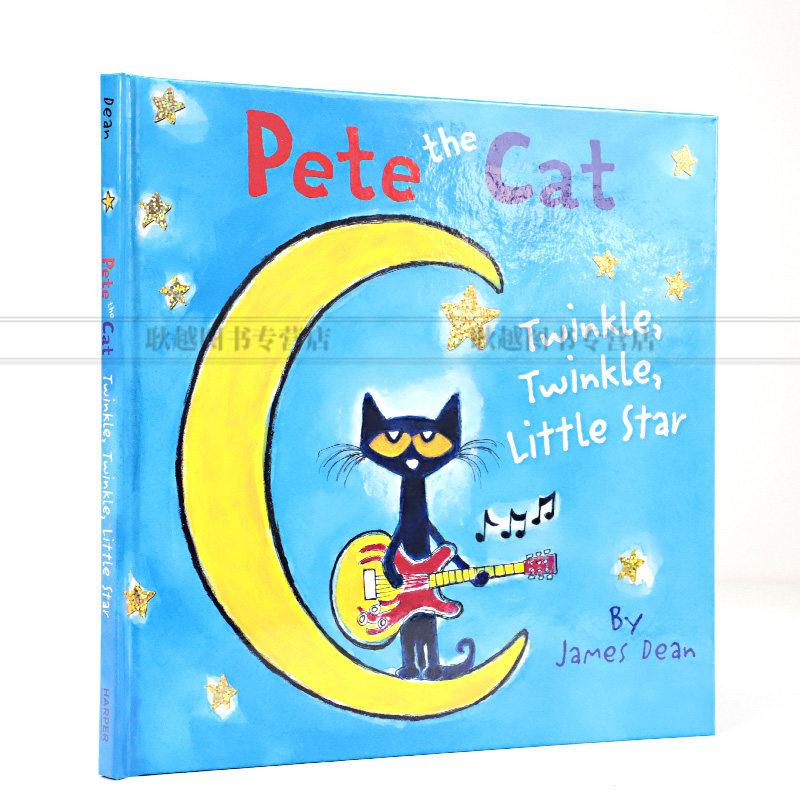 现货 英文原版 皮特猫 pete the cat: twinkle, twinkle, little star