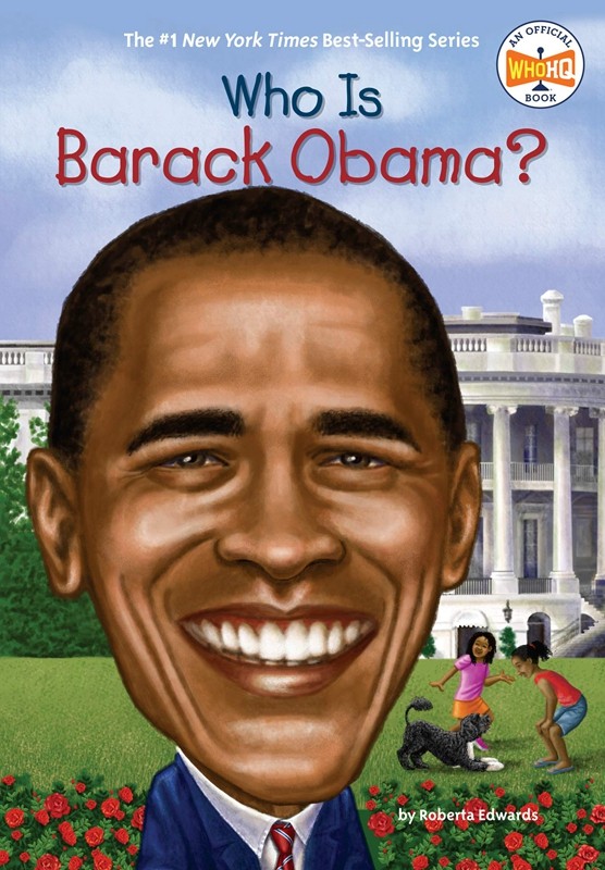 现货 英文原版 奥巴马是谁？美国历史上第一位非洲裔总统 Who Is Barack Obama? 蓝思分级阅读740 名人传记系列 进口图书 书籍/杂志/报纸 儿童读物原版书 原图主图