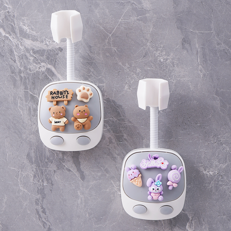 免打孔花洒支架可调节儿童淋浴