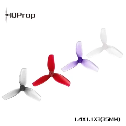 HQprop Ultralight whoop Prop1.4X1.1X3(35MM)-(2正2反)