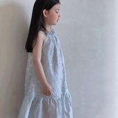 女童洋气小清新刺绣花朵吊带裙儿童韩版 26夏季 新款 度假风连衣裙子