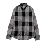 CS07P58格子长袖衬衫男韩版修身春秋季2024新款，男装衬衫，电商B363-1