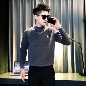 M25 P68 抖音同款社会小伙男士秋冬毛衣针织衫,男装针织衫/毛衣,电商B363-1