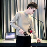 M25P68抖音同款社会小伙男士秋冬毛衣针织衫，男装针织衫/毛衣，电商B363-1