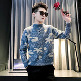 M30P68抖音同款痞帅社会小伙男士秋冬毛衣针织衫，男装针织衫/毛衣，电商B363-1