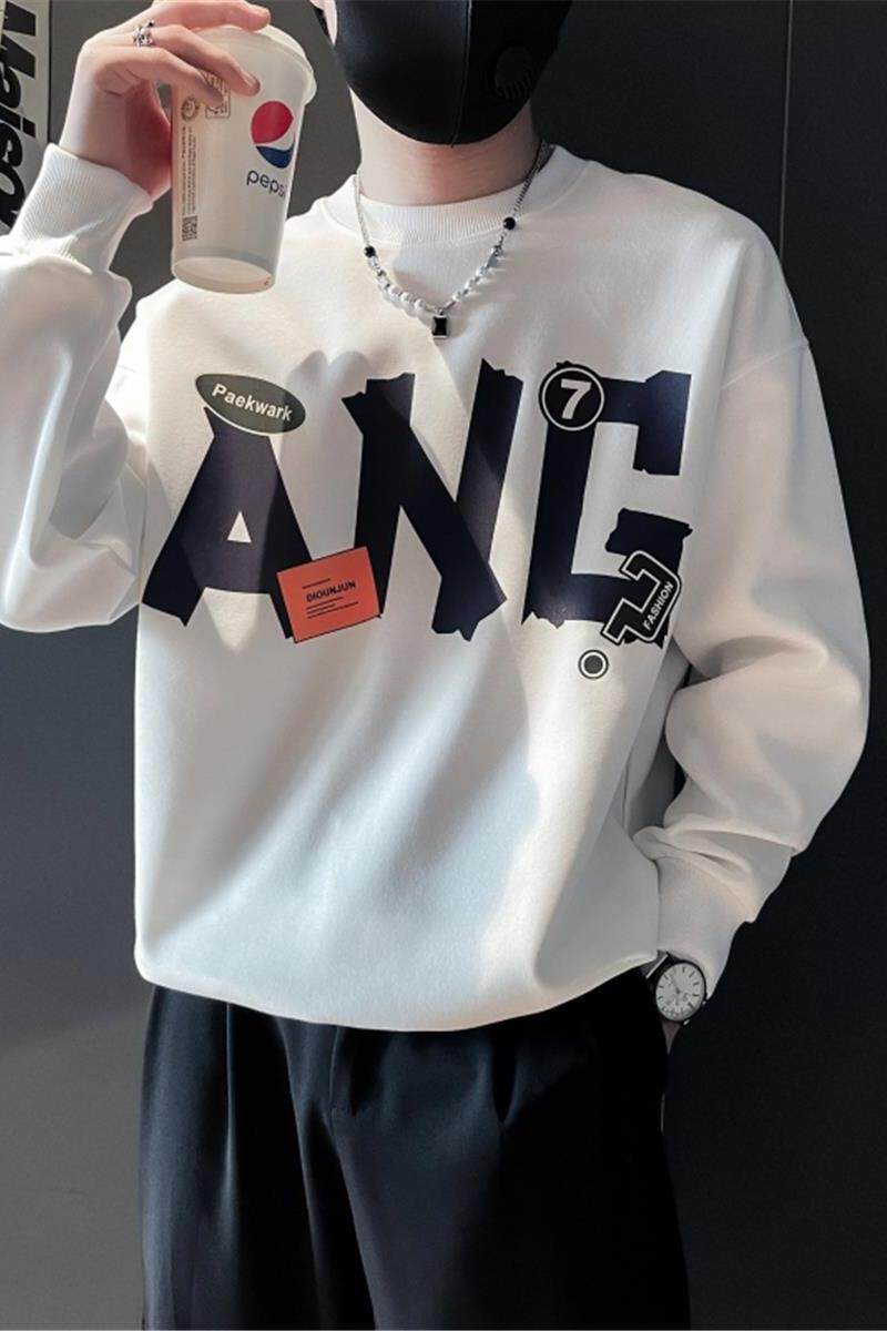 WY22-P58控78春款潮流社会小伙卫衣男套头印花,男装卫衣,电商B363-1