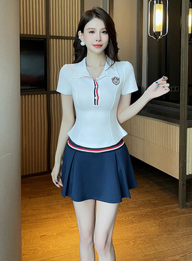足疗技师工作服裙子套装按摩工衣