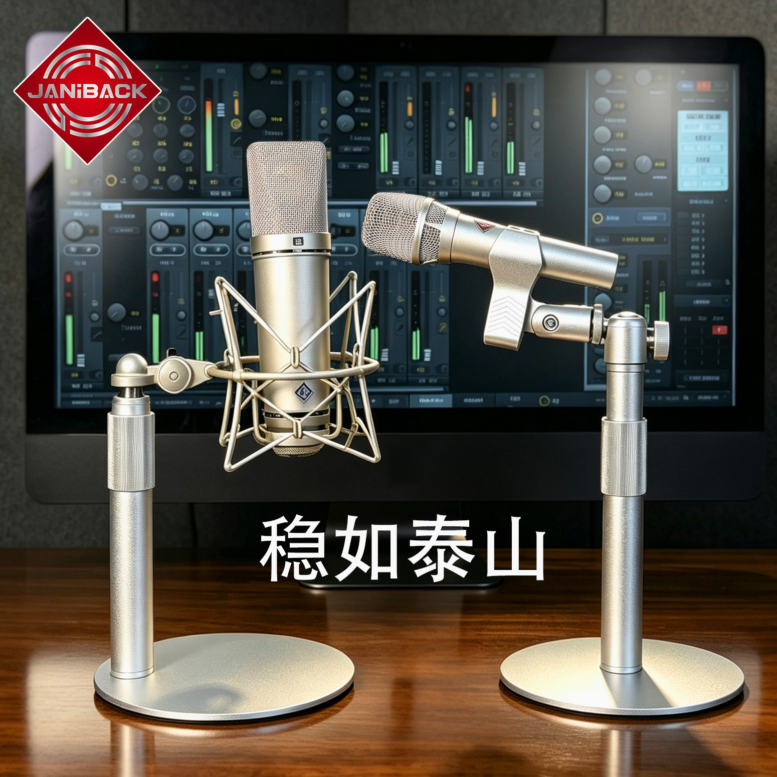 加尼拜克麦克风承重支架话筒支架图片
