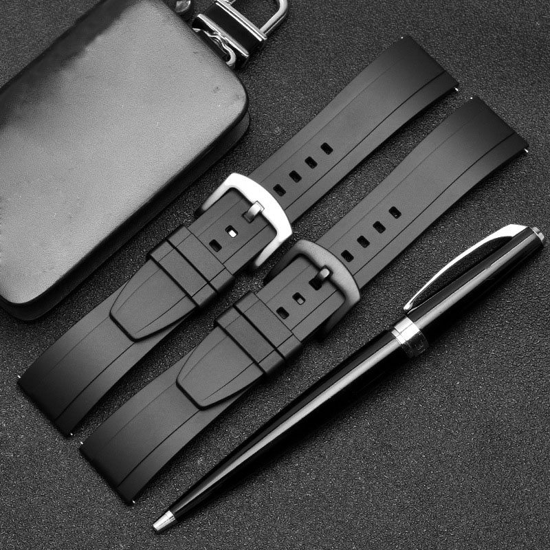 适用智能腕表替换表带氟橡胶防尘