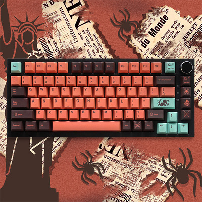 GMK Coppper古铜键帽PBT材质原厂高度热升华134键适用于机械键盘