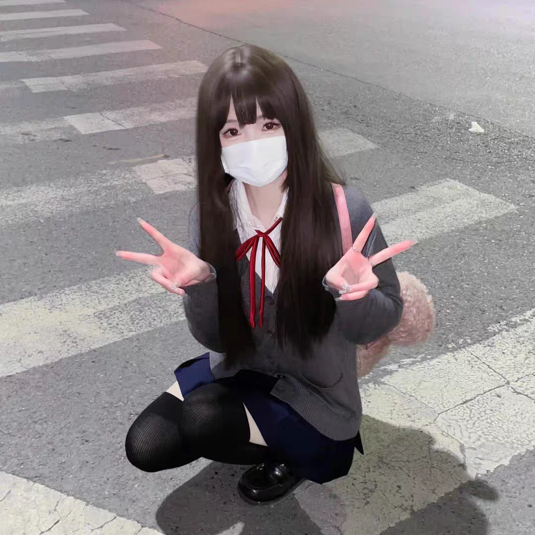 原创jk制服日系学院风校供感叠穿针织开衫毛衣女秋冬套装