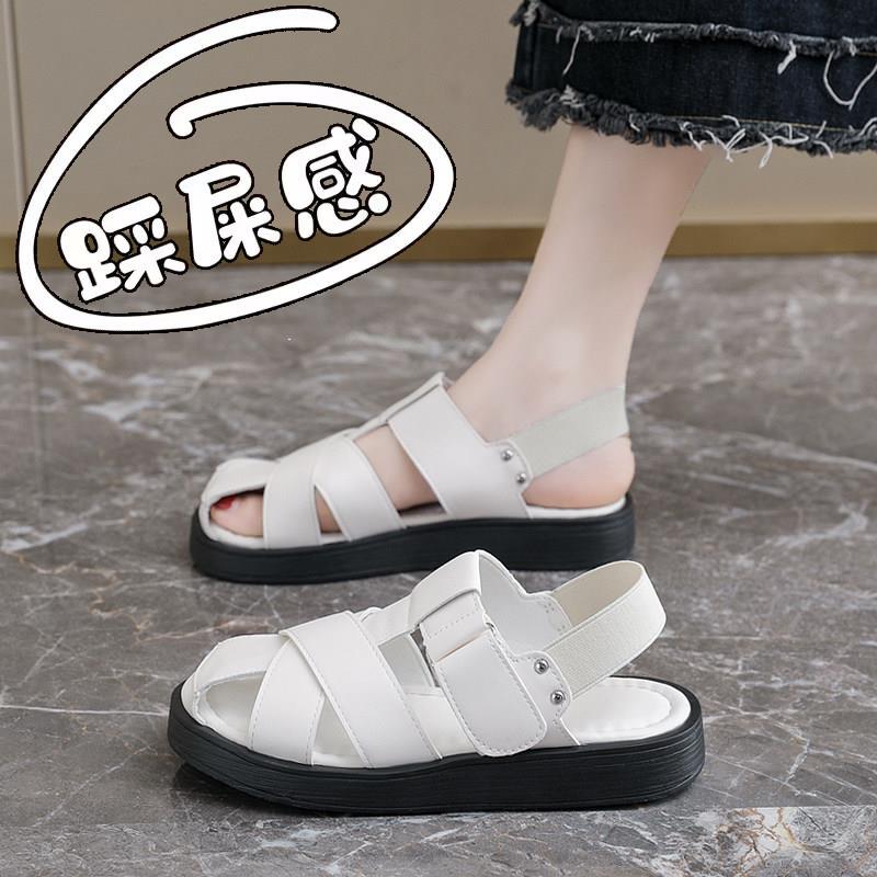 休闲风包头凉鞋女夏季2026