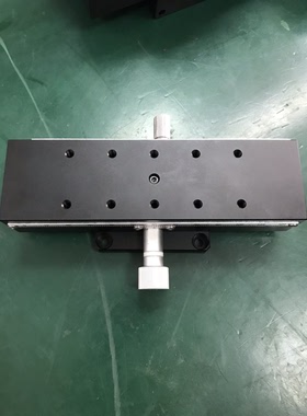 X轴燕尾槽导向型手动位移台旋钮式齿轮齿条机构替换XWG140