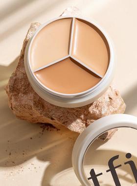 TFIT三色遮瑕膏遮盖泪沟黑眼圈痘印不卡纹tift滋润遮暇液女干皮