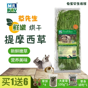 特等 烘干提摩西草250g 草先生兔草干草北提摩西草南提牧草兔粮