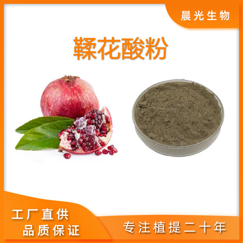 鞣花酸粉90% 鞣花酸粉 天然植物萃取石榴皮原料提取粉多酚浓缩华