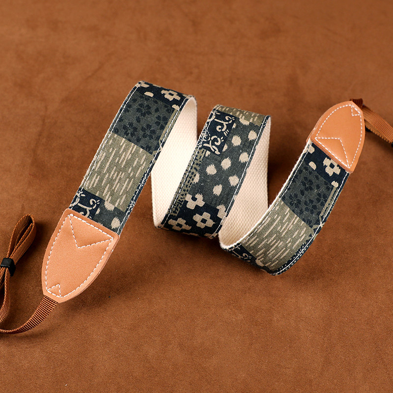 纯手工布艺相机背带微单数码相机肩带可斜挎