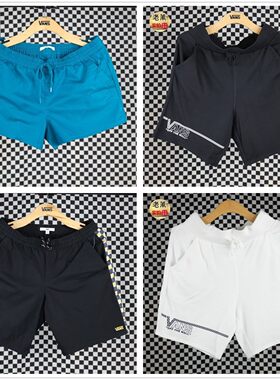 老万vans女夏季logo运动短裤