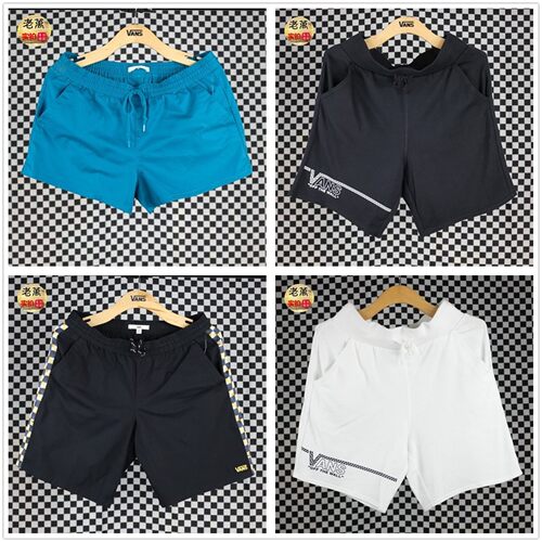老万vans女夏季logo运动短裤