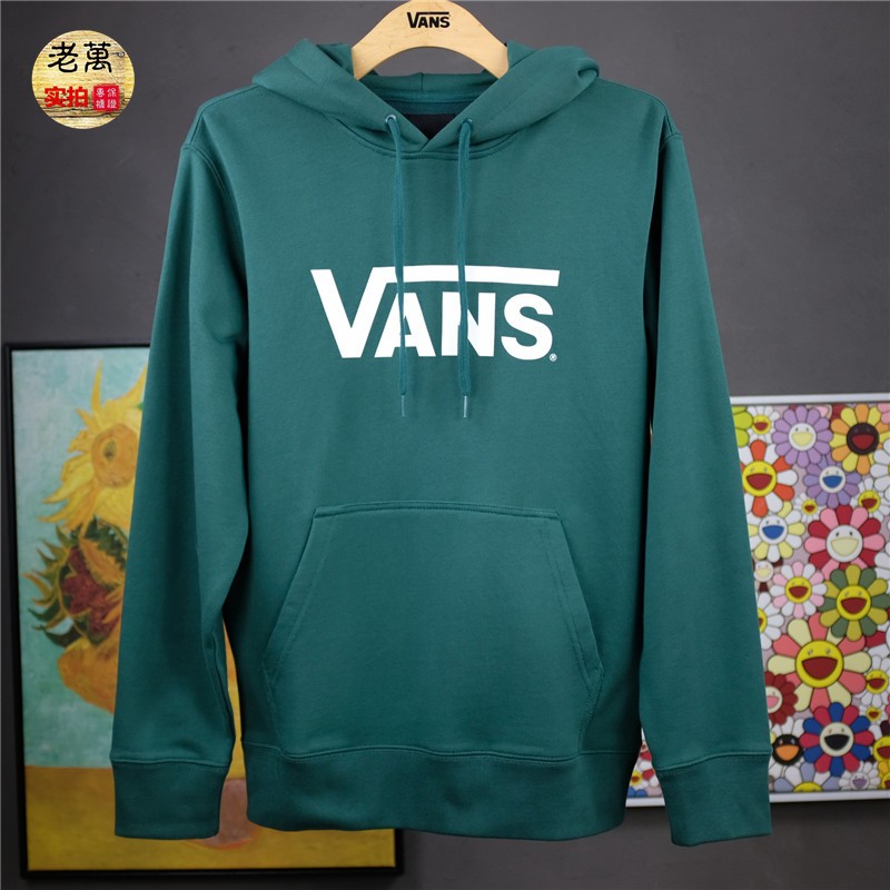 老万vans男女款印花连帽套头卫衣