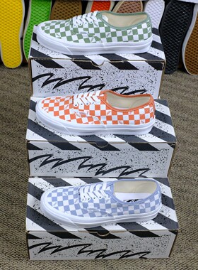 老万Vans Authentic Vault OG LX棋盘格男女低帮板鞋VN0A5FBD0HL