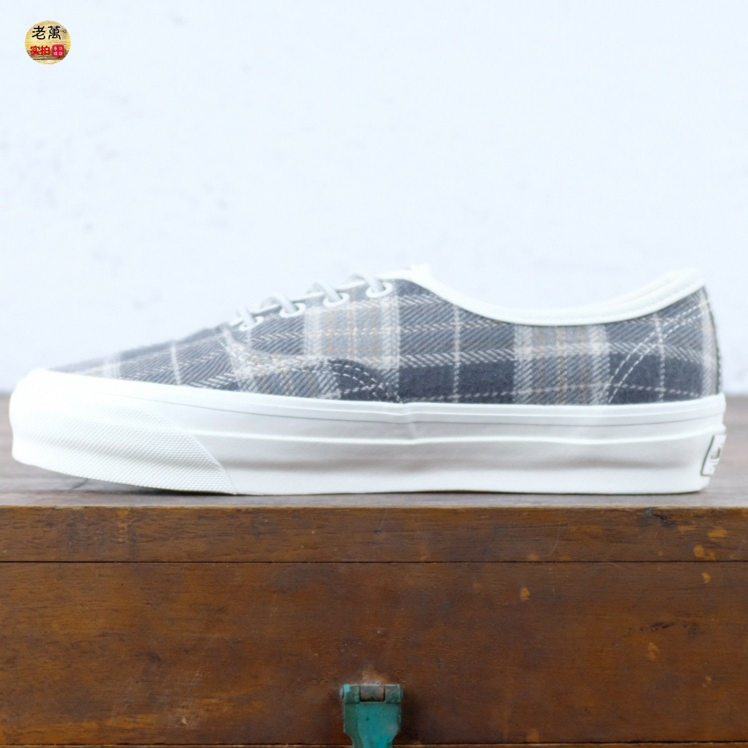 老万范斯vans authentic premium苏格兰纹低帮帆布鞋VN000D5KCD3