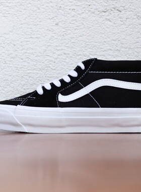 老万VANS范斯SK8-Hi经典款黑白休闲鞋男女 高帮板鞋VN000CQQBA2