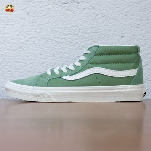 范斯男女同款帆布鞋中帮板鞋