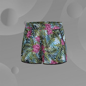 运动裤 李宁正品 潮流休闲舒适短裤 夏舒适训练系列时尚 AKSN086 女裤