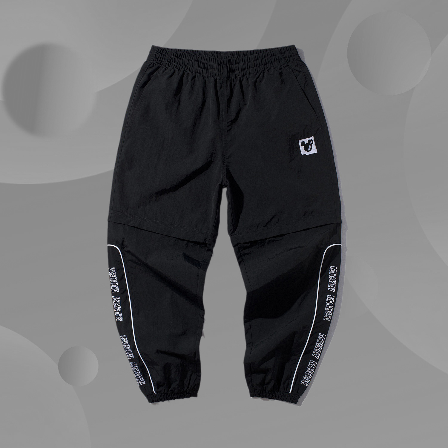 李宁米奇联名运动裤春季新款男士收口休闲长裤AYKP269