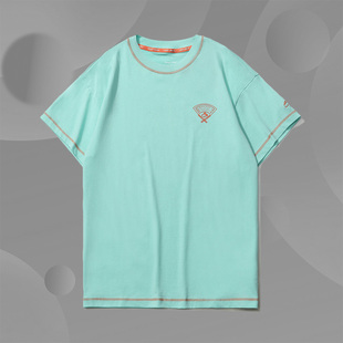 AHSR213 米奇纯棉宽松圆领T恤文化衫 李宁短袖 男子夏新款