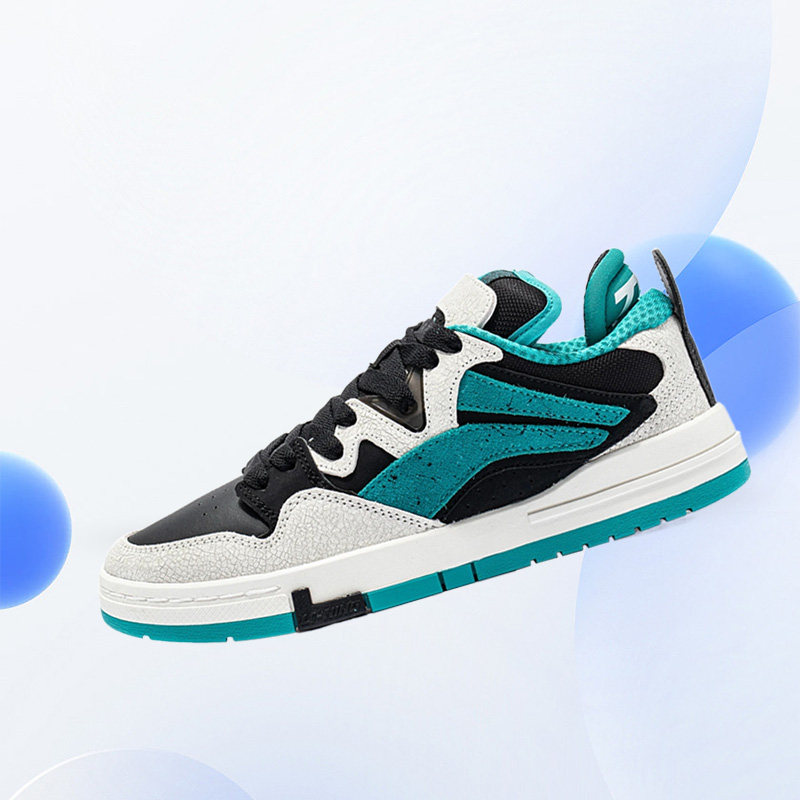 李宁冬季新款情侣惟吾Pro软弹舒适文化运动板鞋AECR044