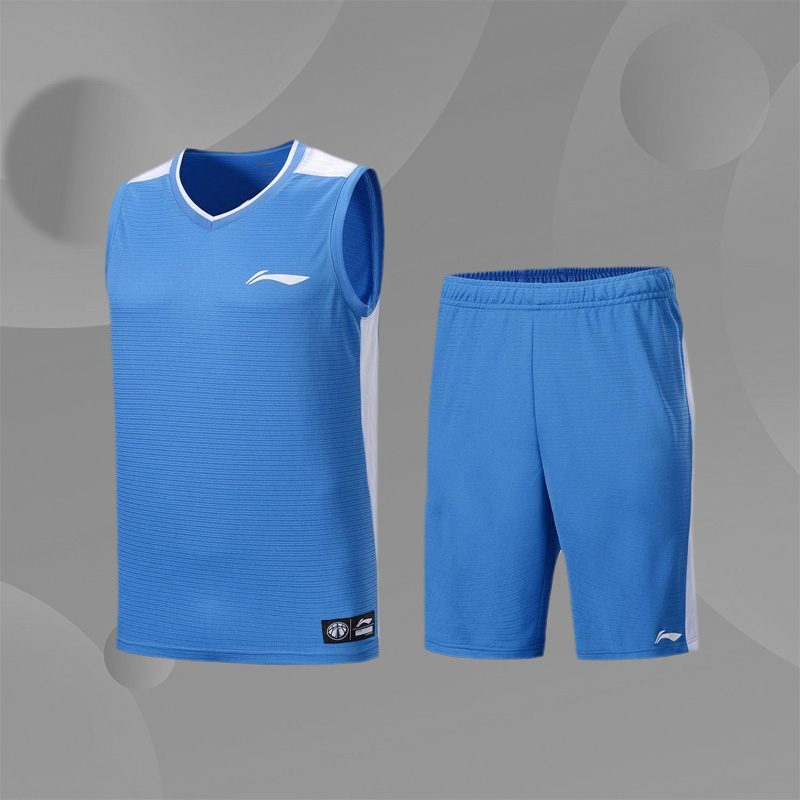 Lining/李宁正品19夏季男子篮球系列运动服专业比赛套装AATP033
