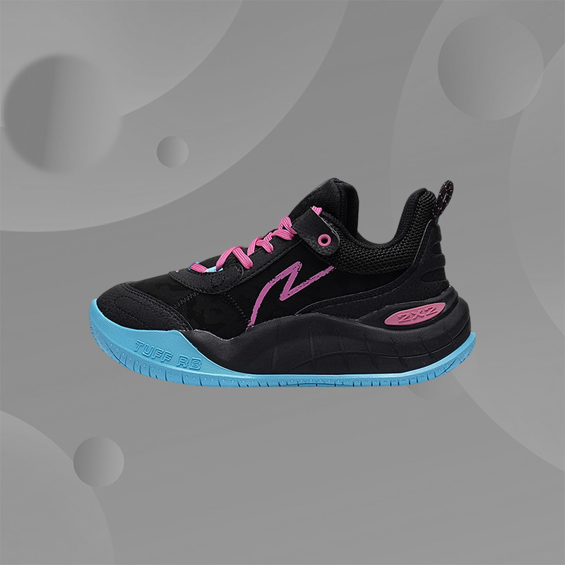 李宁男大童防滑减震耐磨篮球鞋