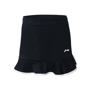 Lining/李宁正品羽毛球系列女子训练比赛速干透气运动裙裤ASKS138