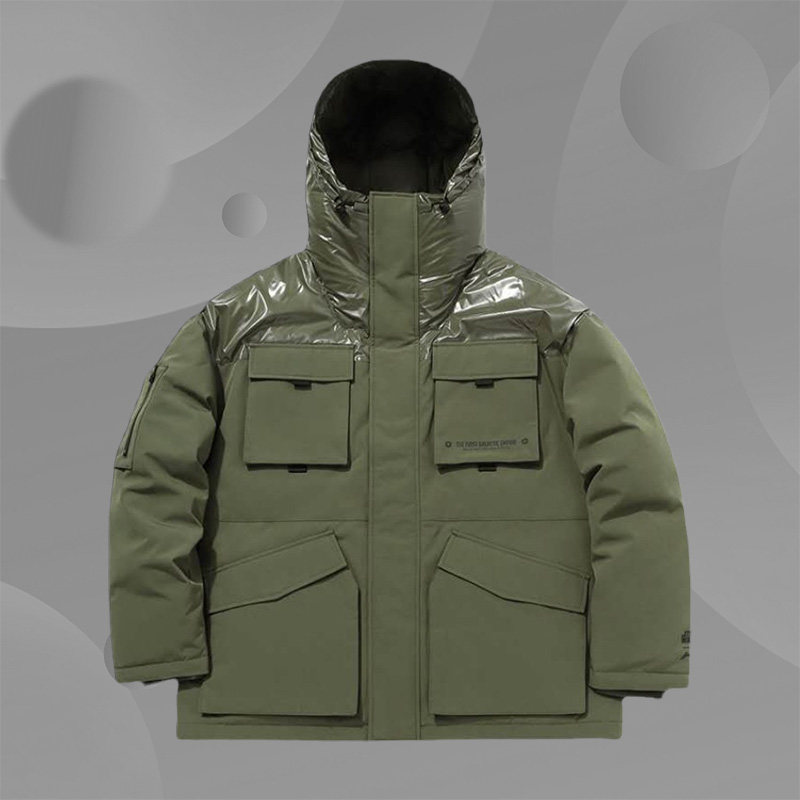 李宁男子羽绒服星球大战联名系列男子宽松白鸭绒中羽绒服AYMQ169