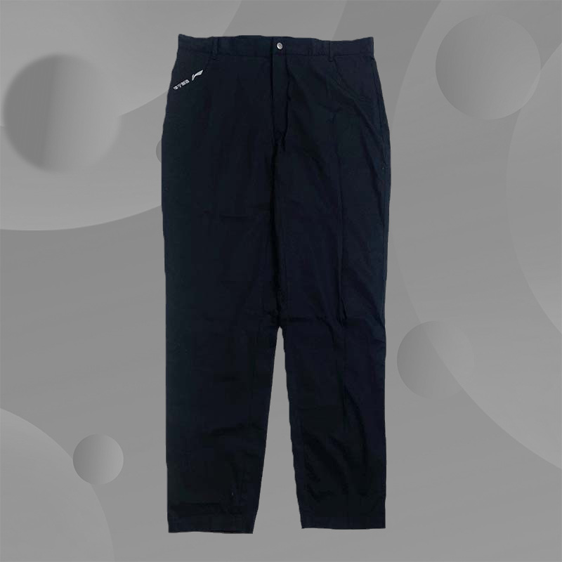 李宁正品春季新款男子训练系列休闲舒适透气卫裤运动长裤AYKQ249