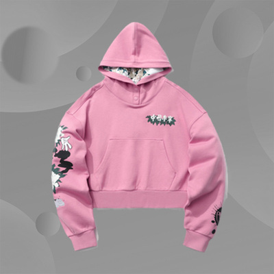 新品LI-NING x OG_SLICK联名款女子宽松套头连帽卫衣AWDR234