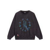 男子新款 冬季 印花字母圆领套头运动卫衣AWDSG49 李宁正品 Lining