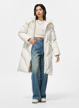 Lining/李宁正品女子运动生活系列纯色连帽保暖羽绒服AYMT116