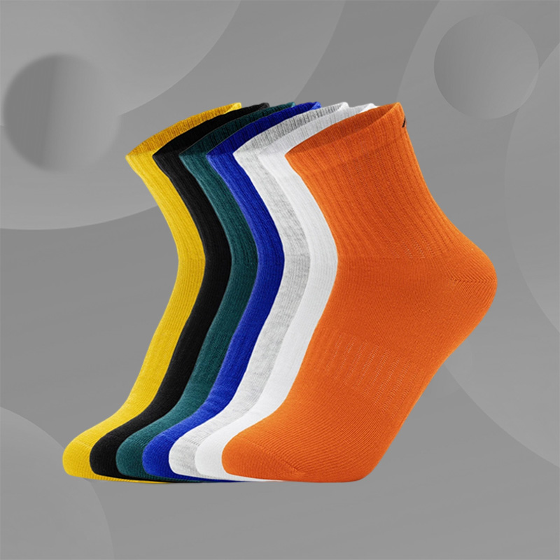 Lining/李宁正品男女大童运动生活系列七双装休闲运动袜YWTS041