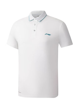 李宁正品夏季新款休闲百搭舒适透气男子POLO衫APLS173