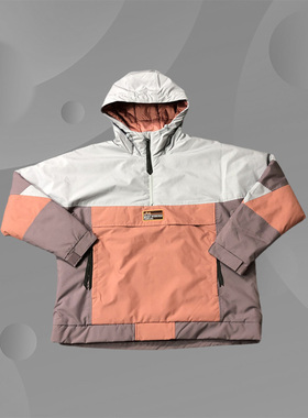 李宁正品棉衣男冬季新款纽约时装连帽拼色运动棉服外套AJMP031