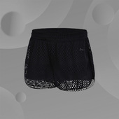 女士2018新款 AKSN052 训练系列女装 运动裤 夏季 李宁针织运动短裤