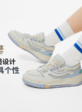 李宁正品春季新款001 BTC女子时尚厚底舒适耐磨经典休闲鞋AGCU054