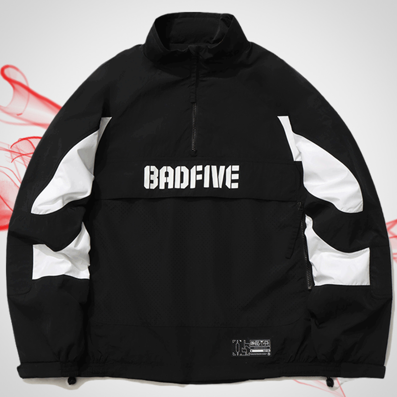 李宁风衣夏季篮球系列男子宽松运动拉链外套AFDR131