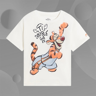 T恤YHSS047 X跳跳虎系列男小童舒适吸汗短袖 Lining 李宁正品