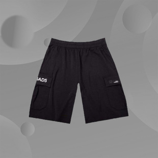 李宁男子韦德系列时尚休闲运动短裤速干凉爽透气短裤AKSQ171